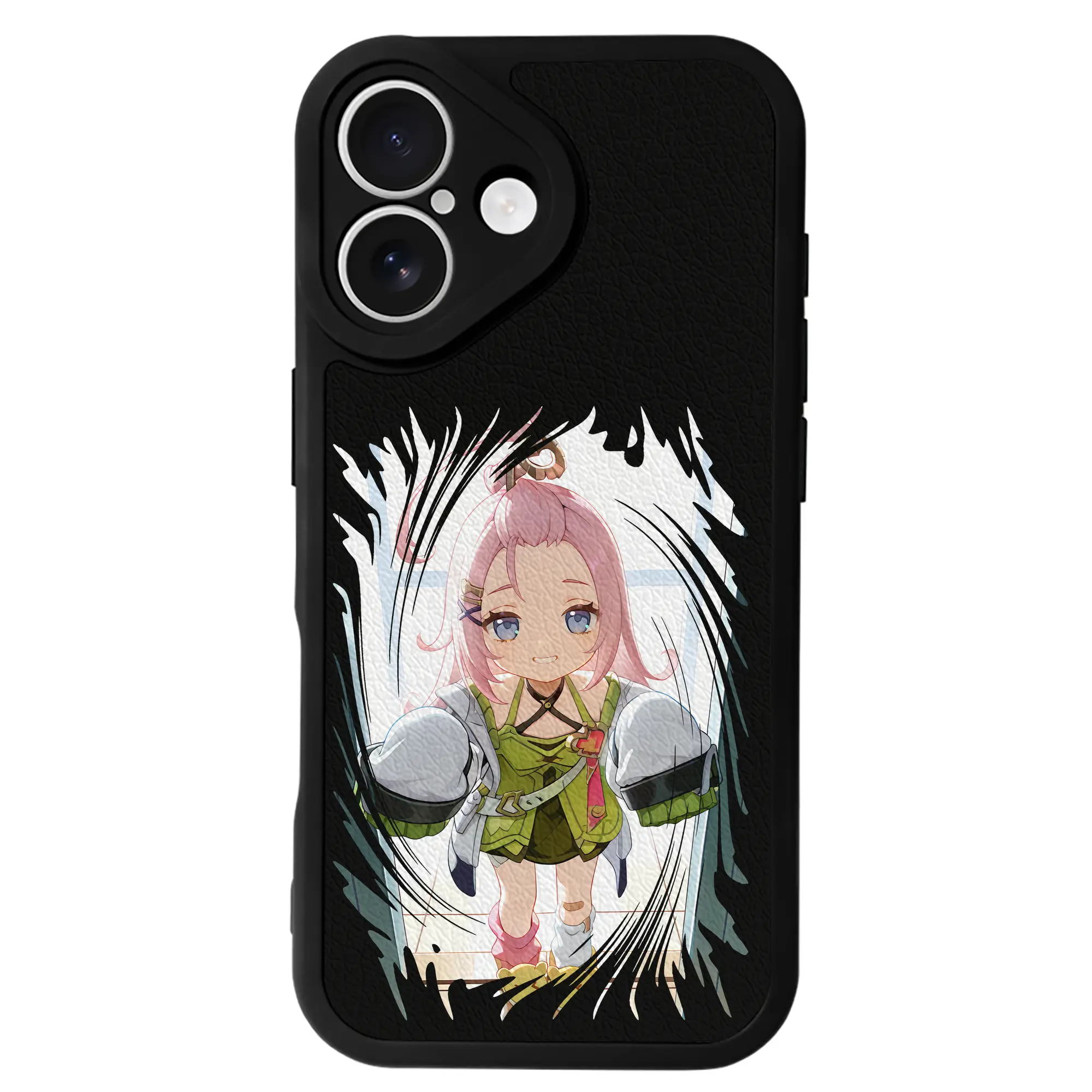 原 神 グッズ アイノ - IPhone 16シリーズ対応 ・ シリコンスマホケース ・ レザー調 ・ 高精度フィット ・ 耐衝撃 ・ ワイヤレス充電対応 ・ 精密カット